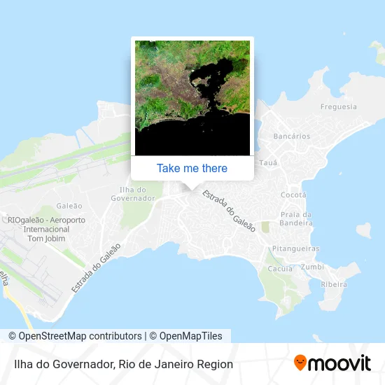 Ilha do Governador map