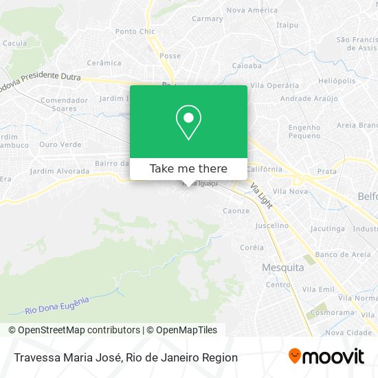 Mapa Travessa Maria José