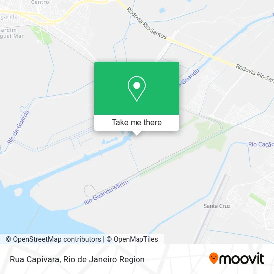 Rua Capivara map