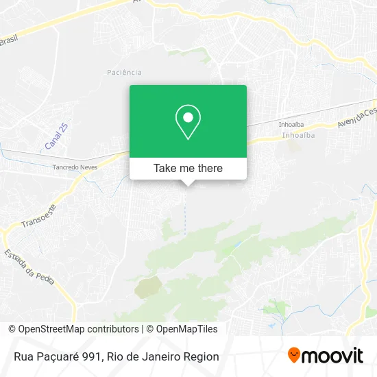 Rua Paçuaré 991 map