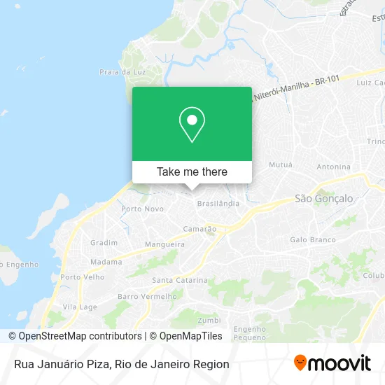 Rua Januário Piza map