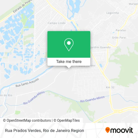 Rua Prados Verdes map