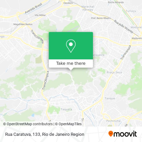 Rua Caratuva, 133 map