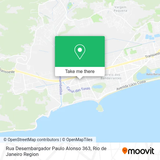 Rua Desembargador Paulo Alonso 363 map