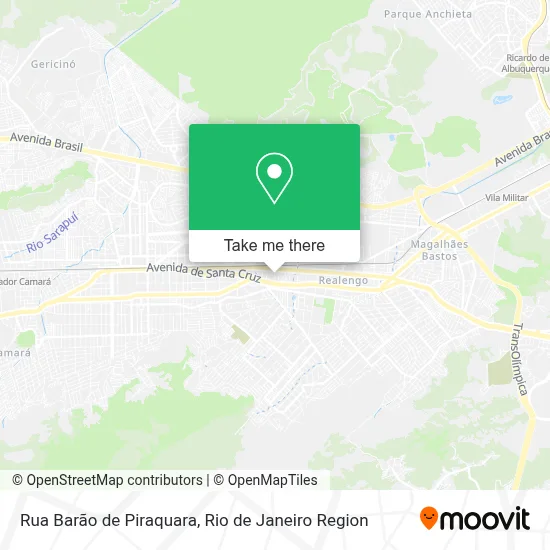 Rua Barão de Piraquara map