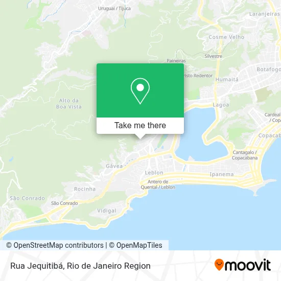 Rua Jequitibá map
