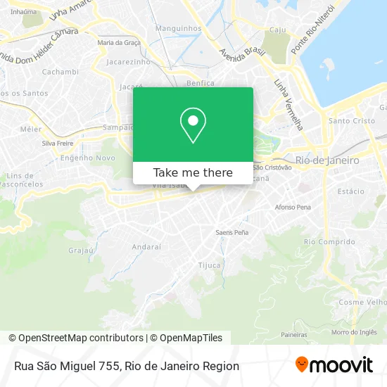 Rua São Miguel 755 map