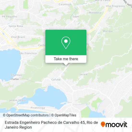 Estrada Engenheiro Pacheco de Carvalho 45 map