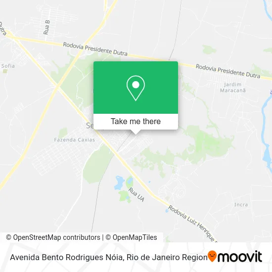 Avenida Bento Rodrigues Nóia map