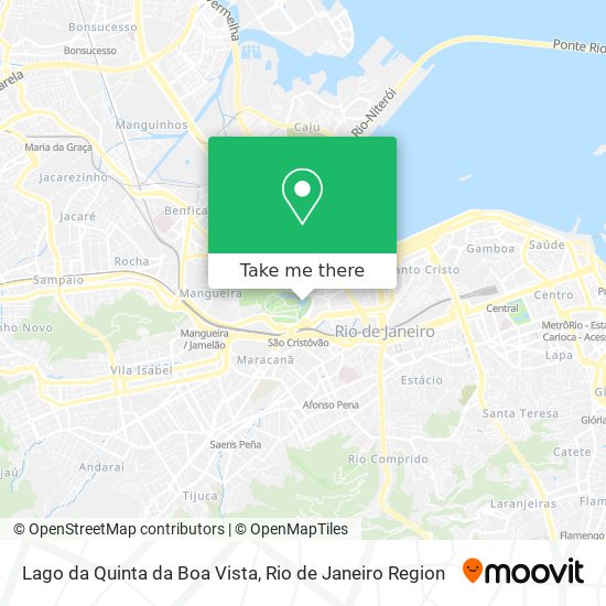 Lago da Quinta da Boa Vista map