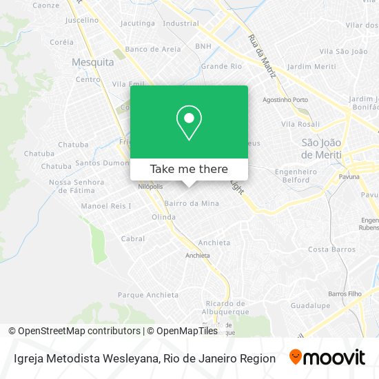 Igreja Metodista Wesleyana map