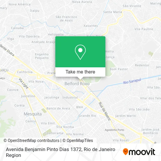 Avenida Benjamin Pinto Dias 1372 map