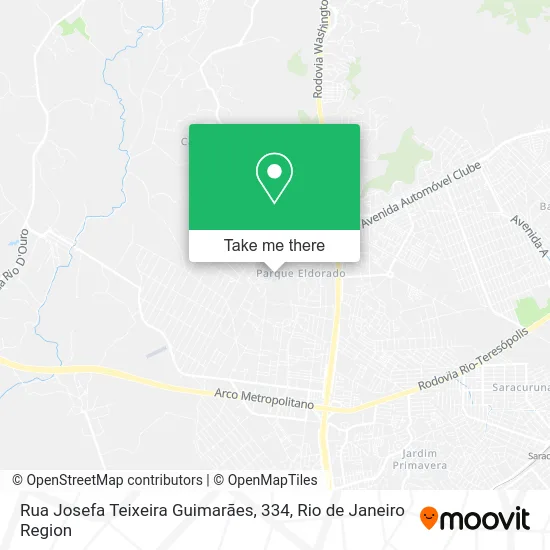 Rua Josefa Teixeira Guimarães, 334 map