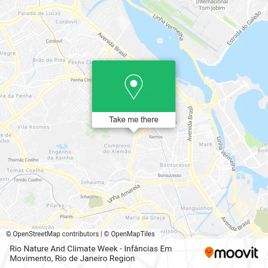 Rio Nature And Climate Week - Infâncias Em Movimento map