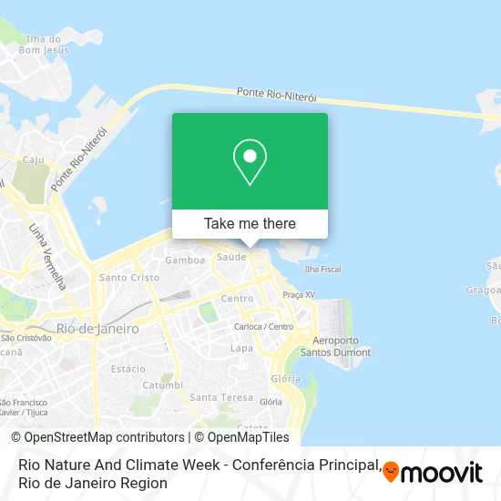 Rio Nature And Climate Week - Conferência Principal map