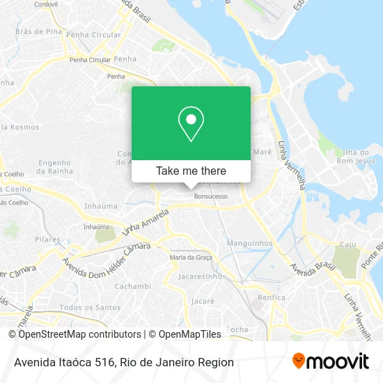 Avenida Itaóca 516 map