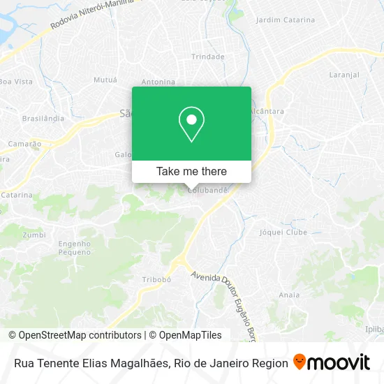 Rua Tenente Elias Magalhães map