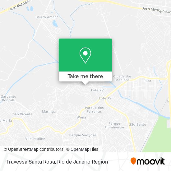 Mapa Travessa Santa Rosa