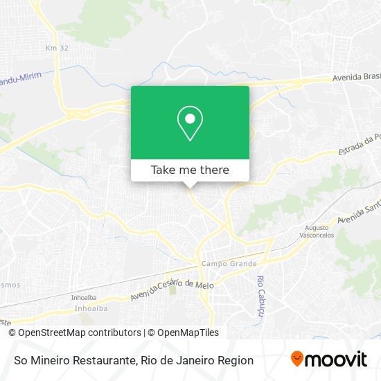 So Mineiro Restaurante map