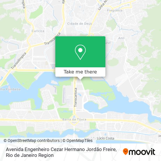 Avenida Engenheiro Cezar Hermano Jordão Freire map