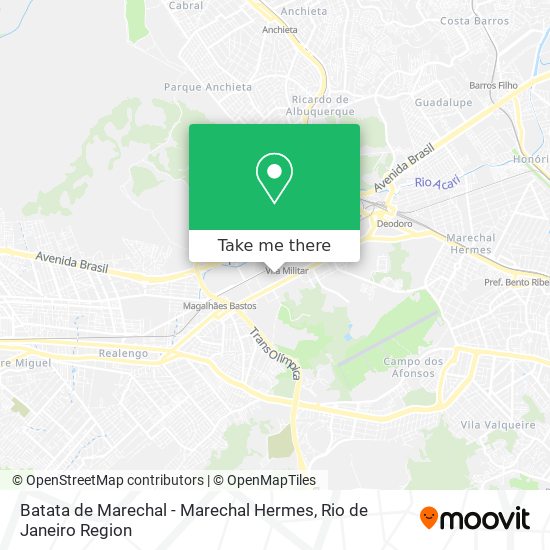 Batata de Marechal - Marechal Hermes map