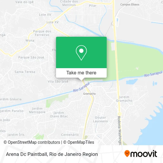 Arena Dc Paintball map