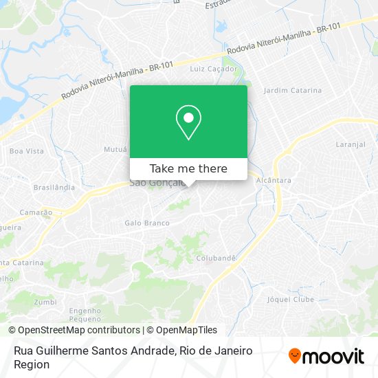 Rua Guilherme Santos Andrade map