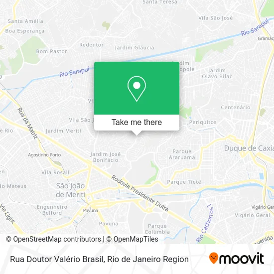 Rua Doutor Valério Brasil map