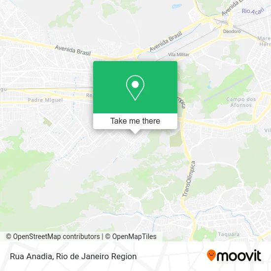 Rua Anadia map