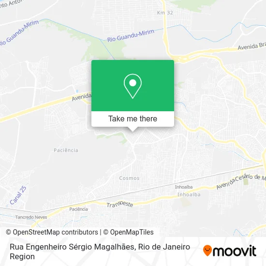 Rua Engenheiro Sérgio Magalhães map