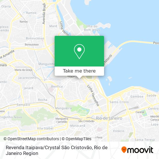 Revenda Itaipava / Crystal São Cristovão map