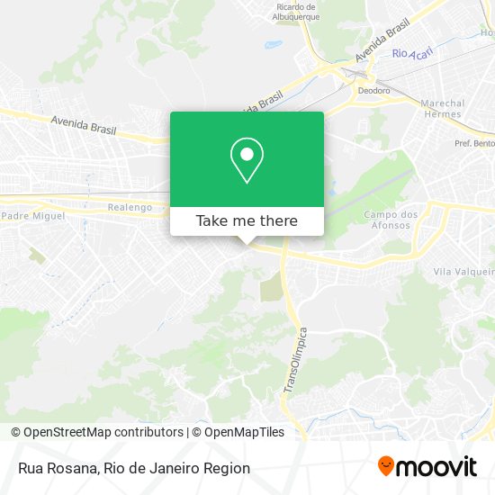 Mapa Rua Rosana
