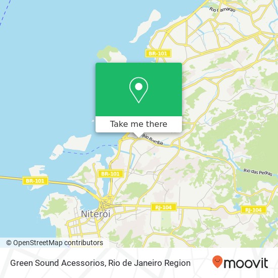 Mapa Green Sound Acessorios
