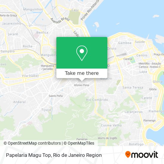 Papelaria Magu Top map