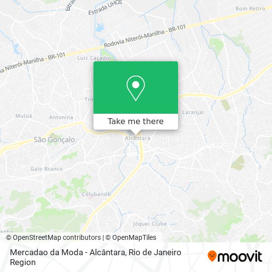 Mercadao da Moda - Alcântara map