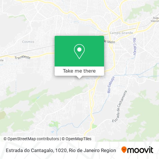 Estrada do Cantagalo, 1020 map