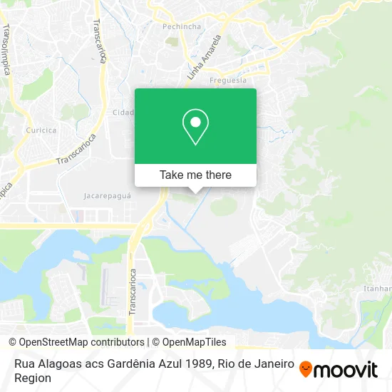 Rua Alagoas acs Gardênia Azul 1989 map