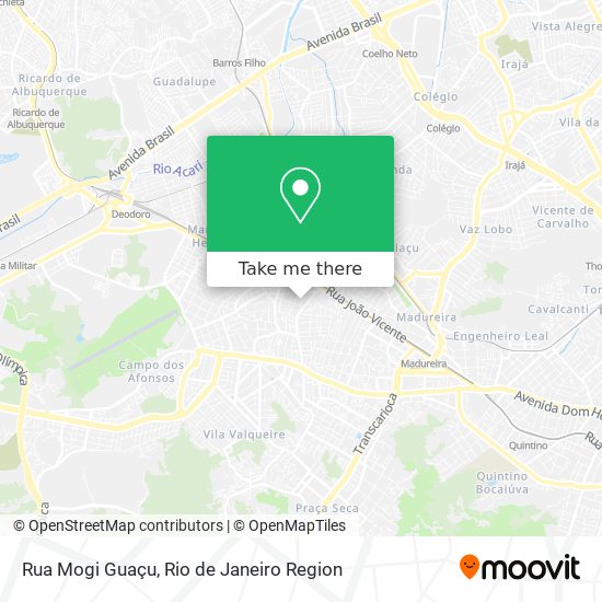 Mapa Rua Mogi Guaçu