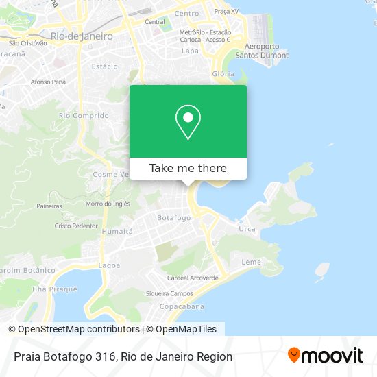 Praia Botafogo 316 map