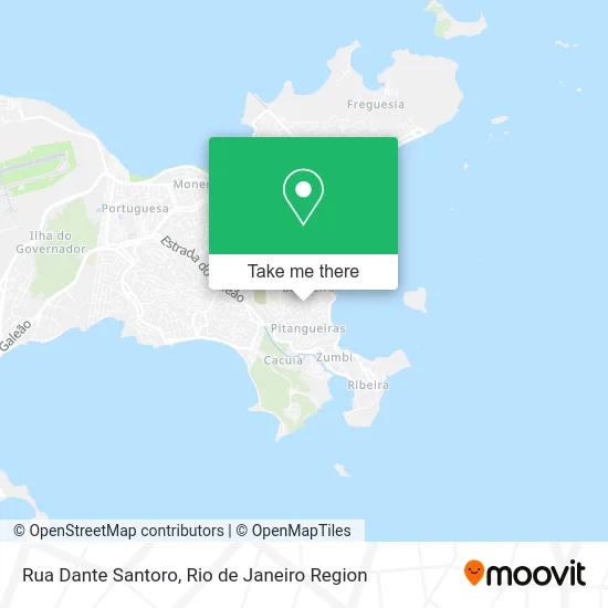 Rua Dante Santoro map