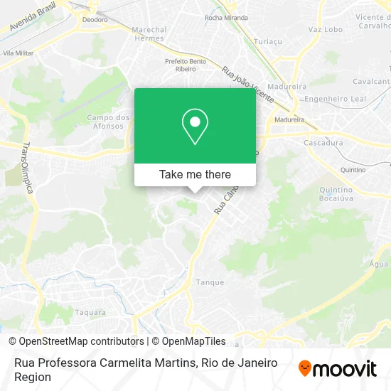 Rua Professora Carmelita Martins map