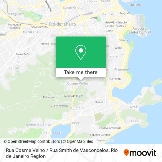 Rua Cosme Velho / Rua Smith de Vasconcelos map