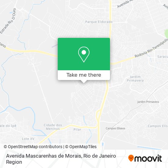 Avenida Mascarenhas de Morais map