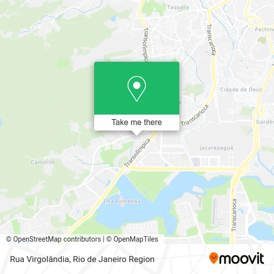 Rua Virgolândia map