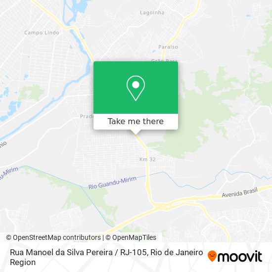 Rua Manoel da Silva Pereira / RJ-105 map