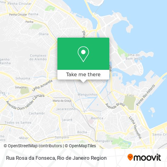 Rua Rosa da Fonseca map