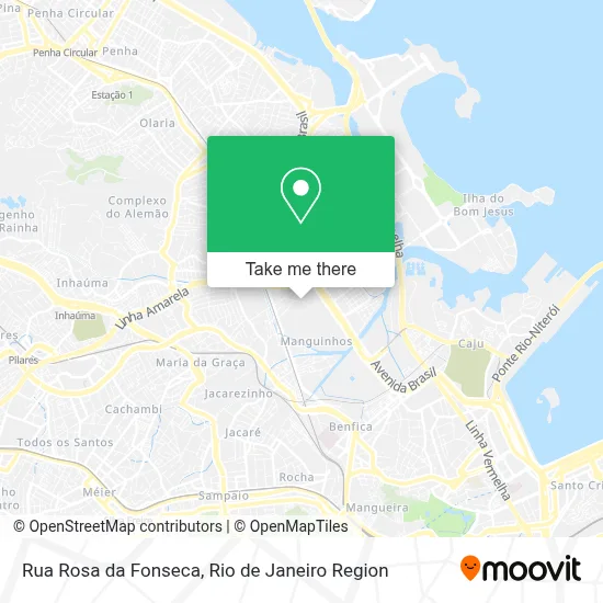Rua Rosa da Fonseca map