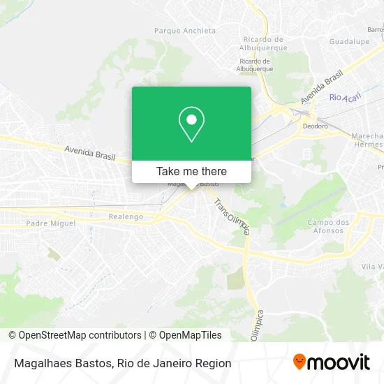 Magalhaes Bastos map