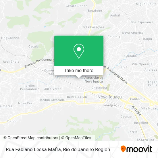 Rua Fabiano Lessa Mafra map