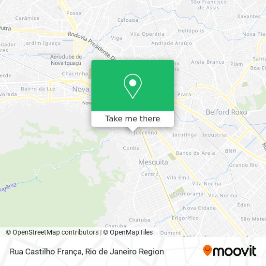 Rua Castilho França map